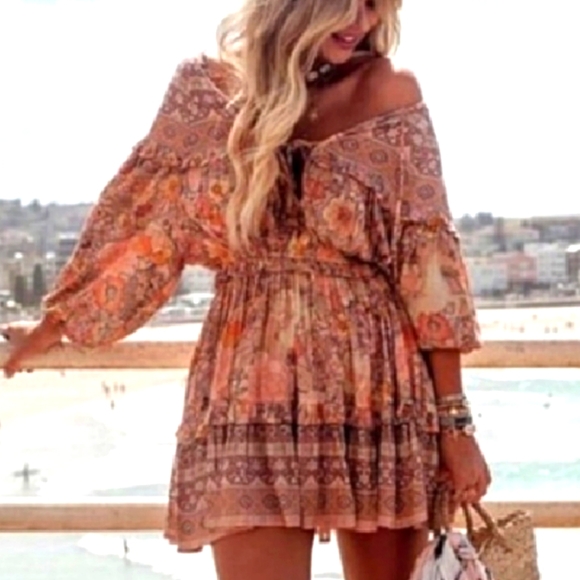 COPY - SPELL THE GYPSY AMETHYST DRESS S - Picture 2 of 9